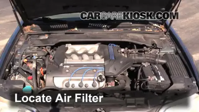 1999 Acura CL Premium 3.0L V6 Filtre à air (moteur) Changement